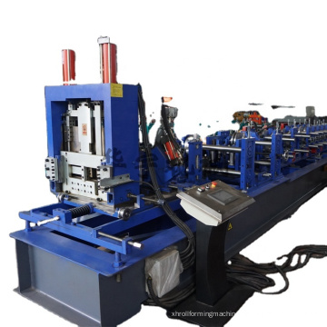 C/Z adjustable steel structure frame purlin cold roll forming machine